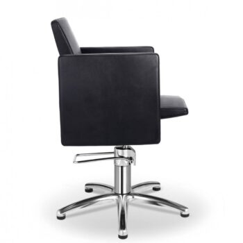 ella f black styling chair with aluminum 5 star base1 1