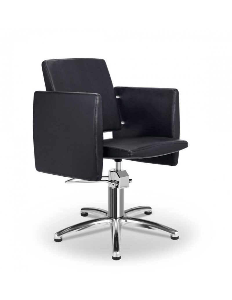 ella f black styling chair with aluminum 5 star base1
