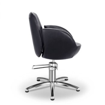 victoria f black styling chair with 5 star aluminum base1 1